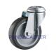 4 Inch Institutional Casters 80Kg 176Lbs Thermoplastic Rubber Cart Caster Wheels