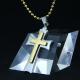 Fashion Top Trendy Stainless Steel Cross Necklace Pendant LPC304