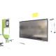 86 Inch Interactive Flat Panel Aluminium Frame Wall Mounted Black And Silver 1200:1 Contrast