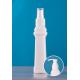 130 ML White Plastic Empty Bottles with tamper-evident cap  - Refillable Containers, Toiletry Bottles, Cosmetic Bottles,