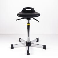 Anti Static PU Foam ESD Cleanroom Chairs 5 Star Fixed Glides Bar Stool