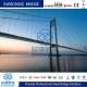 Good Seismic Railway Steel Cable Suspension Bridges Three Span