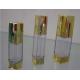 empty 15ml 20ml 30ml square electroplated gold cosmetic airless bottle