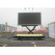 Mobile Led Display Trailer With Lifting System , High Defination LED Advertising Trailer