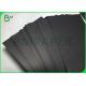 Mix Wood Pulp Matt 150gsm 350gsm Double Blank Black Cardstock Paper Board Sheet
