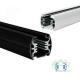 OEM ODM Black LED Track Rail 43-34mm Four Wire And Three Circuit
