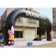 Custom Design Inflatable Finish Line Arch Rental Black Color 2 Years Warranty