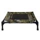 Camouflage Flower Oxford Cloth Outdoor Military Bed High Rise Dog Bed Cat Summer Elevated Rail Dog Kennel