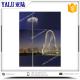 20m 25m 30m 35m 40m 45m 50m galvanized Q235 steel polygonal high mast lighting poles for sport center