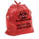 LLDPE Red Clinical Waste Bags , 30*36 Medical Waste Disposal Bags