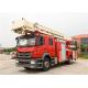 32m 6×4 Aerial Fire Truck with Telescopic Ladder used for rescue & Fire Fighting