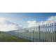 Low Carbon Gi Steel Palisade Fence With Triple Point 2.5mm For Garden