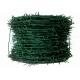 Green Pvc Coated Double Strand Twisted Barbed Wire  Farm Use