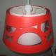 Red Pvc 2 Layer Laser Cut Lampshade White Inner Pendant Optional Easy Fit