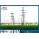 12M 10KV Electrical Power Pole With Hot Dip Galvanized For Power Transmission Line