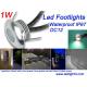 Rcessed 1W Mini LED Footlight IP67 Waterproof DC12V Waterproof IP67 Outdoor Garden landscape lighting