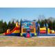 Durable Commercial Bounce House Obstacle Course For Adult Inflatable Games
