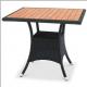 Outdoor furniture teak top dinning table--16081