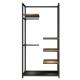 Copper Finish High Density Tall Hanging Combination Unit for Clothes Store Furniture