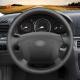Custom 4-Spoke Leather Wrap Steering Wheel Cover for Hyundai Sonata 2004 Professional