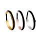 High polished Grooved Cuff Bangle Hair Tie Bracelets Hair Band Fashion Jewelry Silver/Rose Gold/Gold For Men or Women