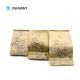 Biodegradable Flat Bottom Kraft Paper Tea Bag 500g Bean Tea Packaging