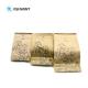 Custom Printed Flat Bottom Bags Safe Resealable Pouch Kraft Paper For Packaging