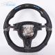 NAPA Leather Porsche Carbon Fiber Steering Wheel Custom Stripe Color