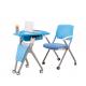 Modern Foldable ABS / PP Plastic Round Training Room Tables And Training Chairs Set