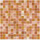 Elegent Pink and gold color with gold line glass mosaic mix pattern background