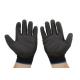 Black Polyurethane Coated Gloves Excellent Breathability For Industry Work