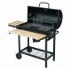 Adjustable Height Charcoal BBQ Grill Large Chicken Cooking Capacity Black Commercial
