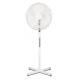 White Oscillating Electric Pedestal Fans 16 Inch 3 Speed Mesh Safety Grill