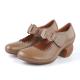 S390 Leather Shoes Handmade Toe Layer Cowhide High Quality Women'S Shoes Custom Logo