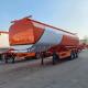 Semi Trailer Used Fuel Tanker For Petrochemical Diesel Delivery