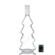 350ml 500ml 750ml 1000ml Clear Glass Bottles With Cork for Christmas Trees Shape