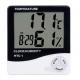 Temperature Humidity Meter Digital Thermometer Hygrometer Weather Station Alarm Clock HTC-1