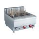 CE Proven Gas Pasta Cooker Commercial With Strainer Electric Noodle Boiler