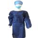 ISO13485 35g SMS Disposable Patient Gown with thumb loop