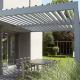 SGS 10x10 Sliding Cover Aluminum Pergola With Retractable Roof