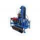 crawler type Portable Water Well Drilling Machine 150m Depth 1500mm Drill Length