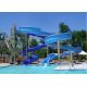 Fiberglass Spiral Water Slide , Hotle Water Playground Classic Water Slides