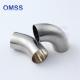 2 Inch Sanitary Fittings Stainless Steel SS316L SS304 3A 90 Degree Elbow