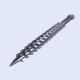 Silver Ground Screw Piles Q235 Galvanized Steel 76MM Helical Earth Anchor