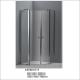 Corner Tempered Pivot Glass Shower Doors , Sector Shower Screen 900*1850mm