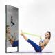 Gym Using Mirror Display Screen 43 Free Standing for Fitness