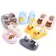 Lovely Cotton fabric cute animal bowknot rainbow infant boy girl baby sandals