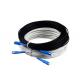 Indoor And Outdoor FTTH Flat Drop Fiber Cable G657A1