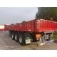 3 Axle 60 Ton Side Dumping Trailer Bulk Cargo Semi Trailer