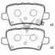 Volkswagen Models Compatibility 10mm Thickness VW Brake Pad Kit For Smooth Braking